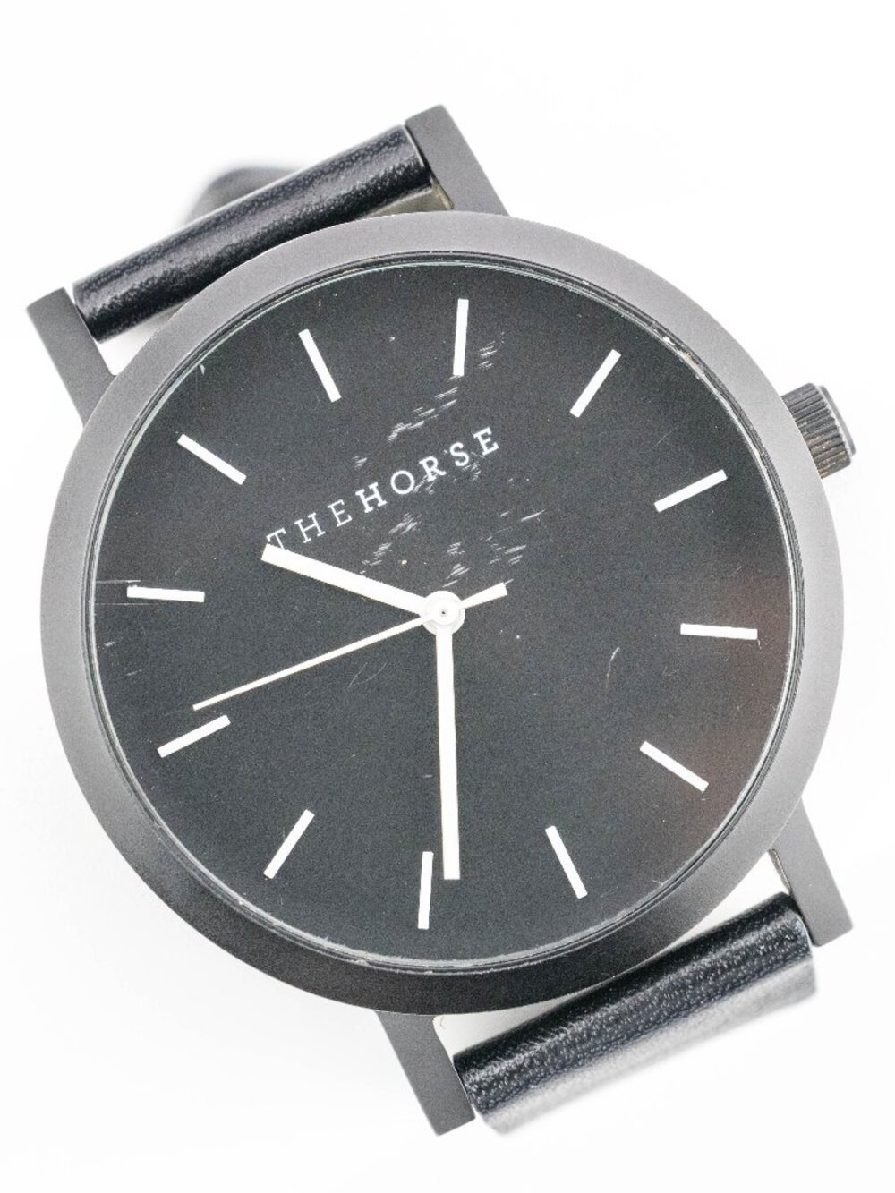 The Horse Genuine Leather Band Quartz Analog Men's Watch New Battery